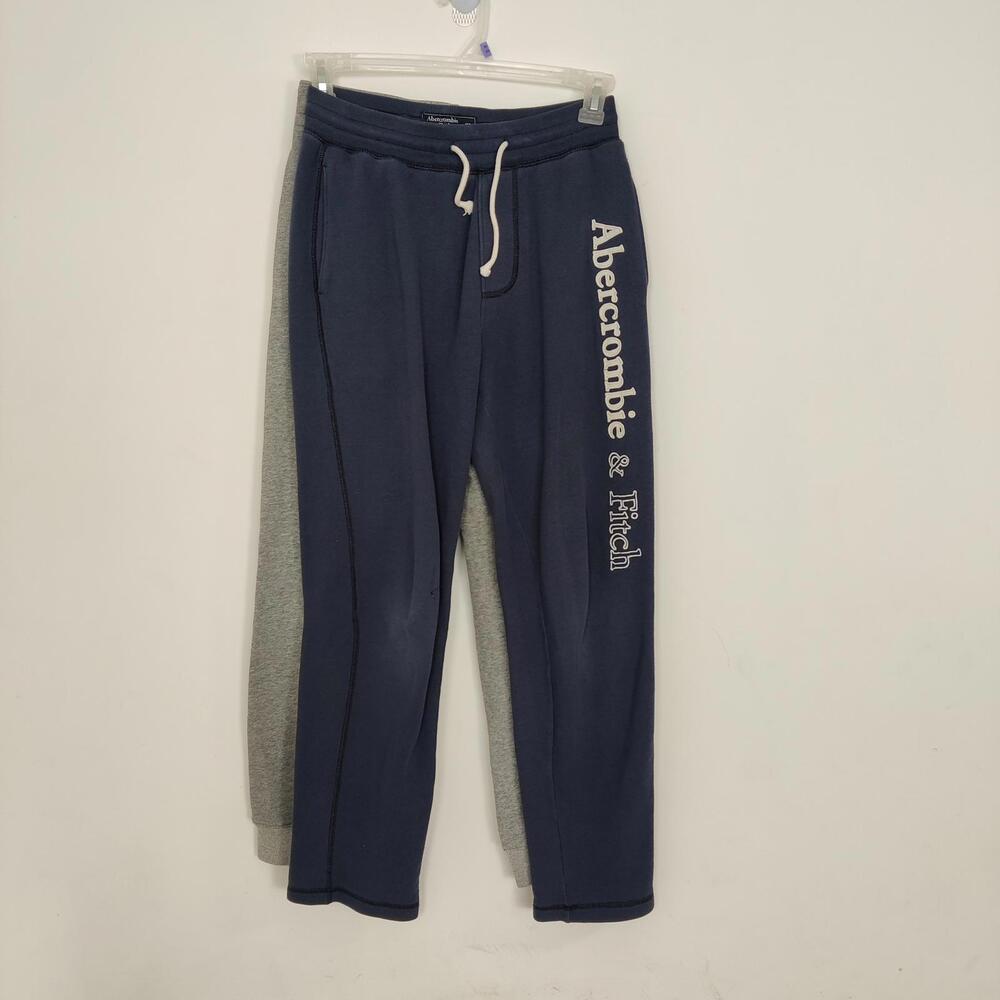 Abercrombie & Fitch Men's Jogger Size XS Blue Silver